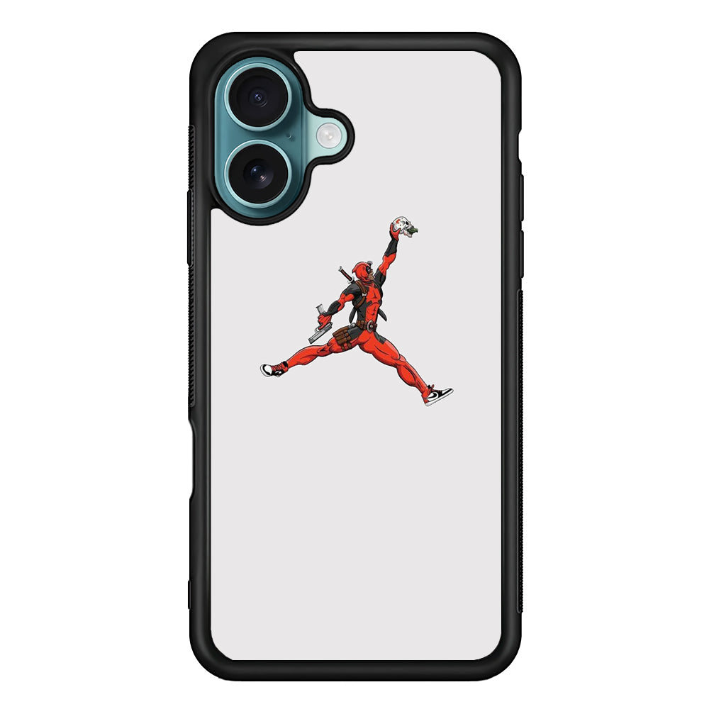 Jordan Deadpool Meme White Milk iPhone 16 Plus Case - Xtracase