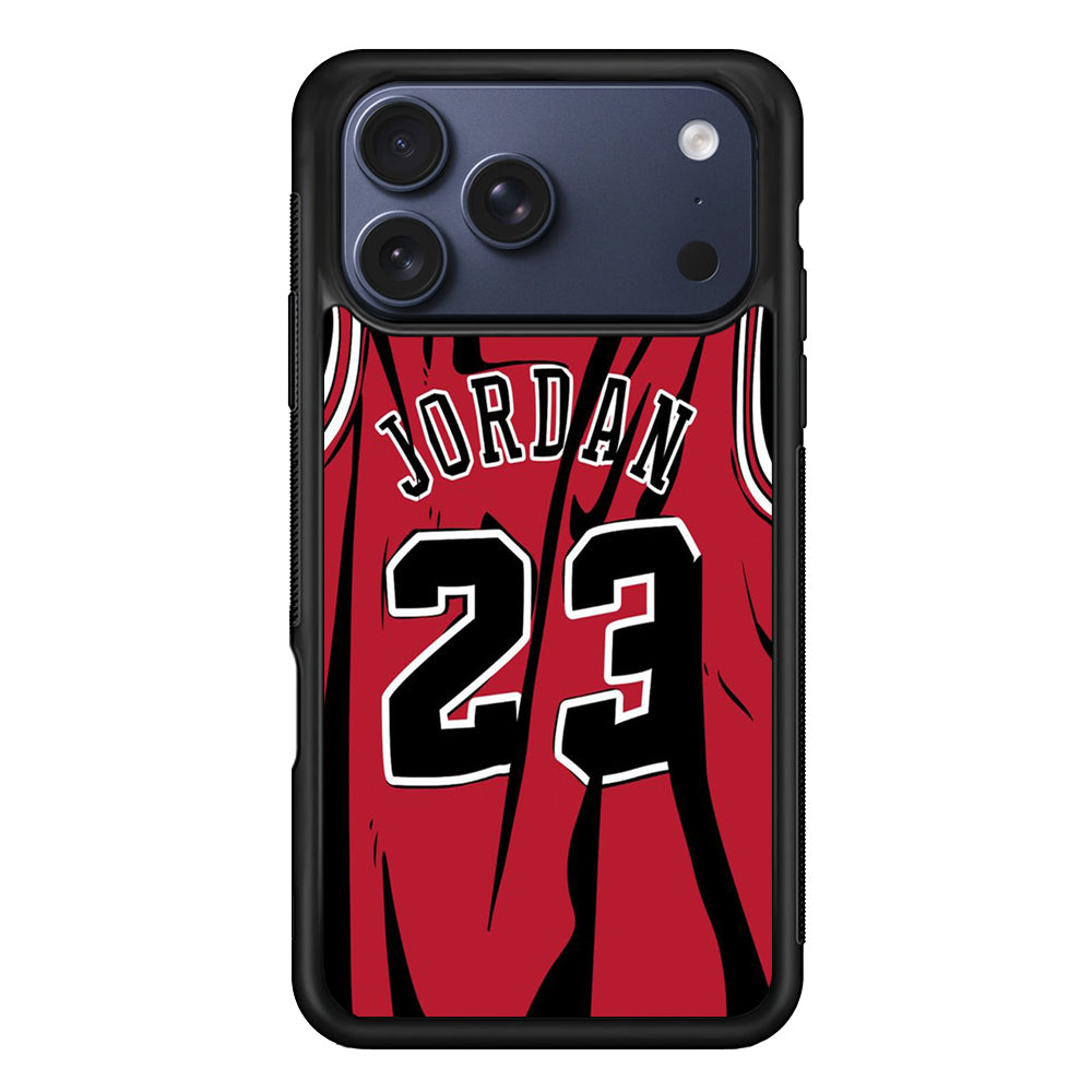Jordan Red Basket Jersey iPhone 17 Pro Case - Xtracase