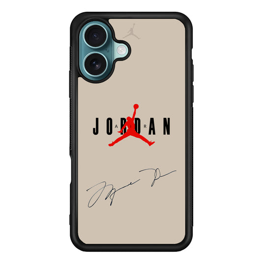 Jordan Signature iPhone 16 Case - Xtracase