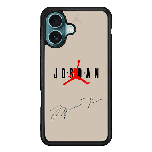 Jordan Signature iPhone 16 Plus Case - Xtracase