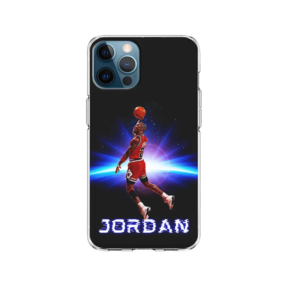 Jordan Slam Dunk Galaxy iPhone 13 Pro Max Case-Clear Soft Case-Xtracase