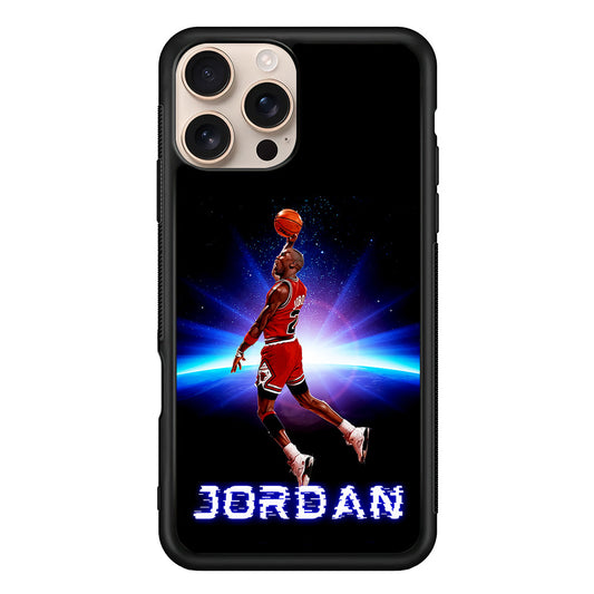 Jordan Slam Dunk Galaxy iPhone 16 Pro Max Case - iPhone 16 Pro Max
