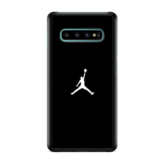 Jordan Black White Samsung Galaxy S10 Case-Xtracase