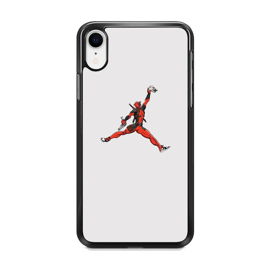 Jordan Deadpool Meme White Milk iPhone XR Case-Xtracase