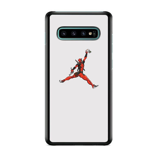 Jordan Deadpool Meme White Milk Samsung Galaxy S10 Case-Xtracase