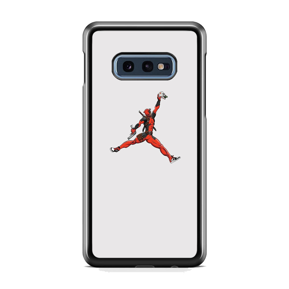 Jordan Deadpool Meme White Milk Samsung Galaxy S10E Case-Xtracase