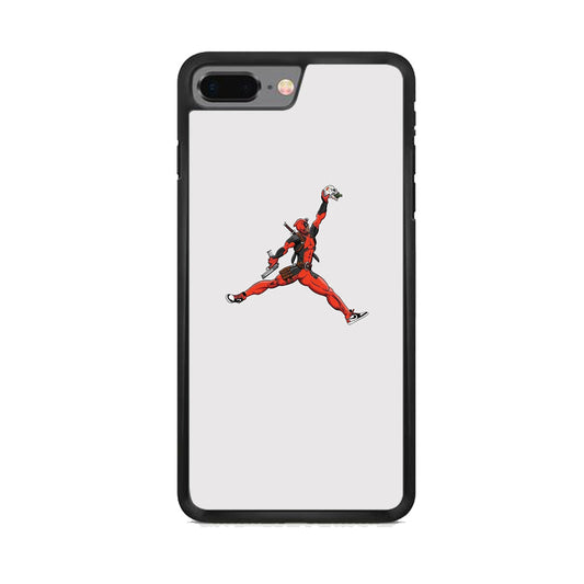 Jordan Deadpool Meme White Milk iPhone 8 Plus Case-Xtracase