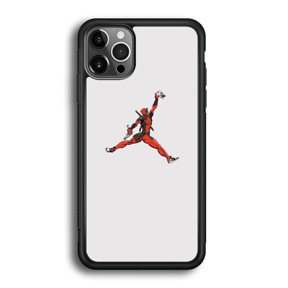 Jordan Deadpool Meme White Milk iPhone 12 Pro Case-Xtracase