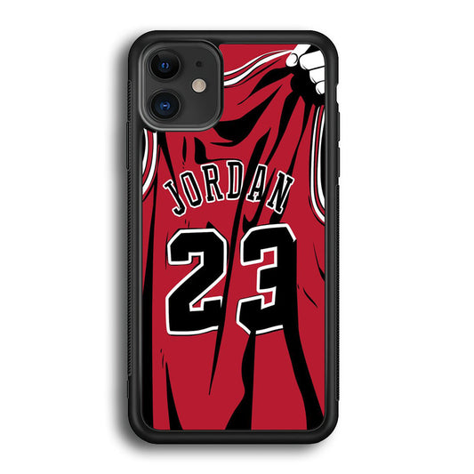 Jordan Red Basket Jersey iPhone 12 Case-Xtracase