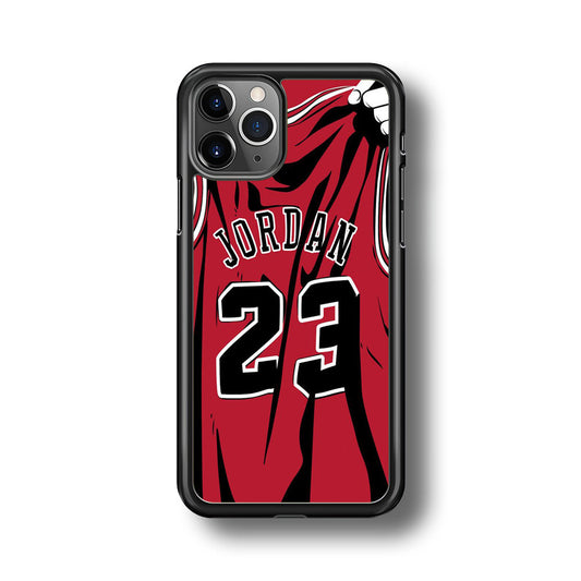 Jordan Red Basket Jersey iPhone 11 Pro Case-Xtracase