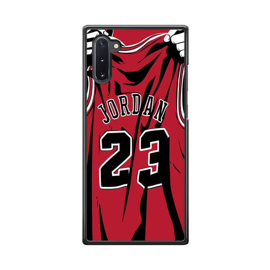 Jordan Red Basket Jersey Samsung Galaxy Note 10 Case-Xtracase