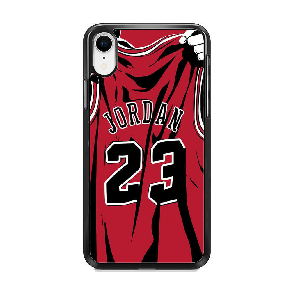 Jordan Red Basket Jersey iPhone XR Case-Xtracase