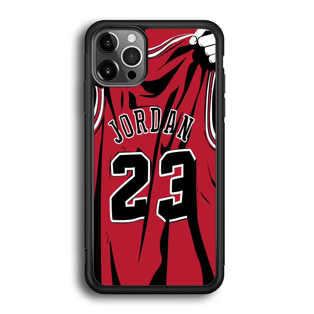 Jordan Red Basket Jersey iPhone 12 Pro Case-Xtracase