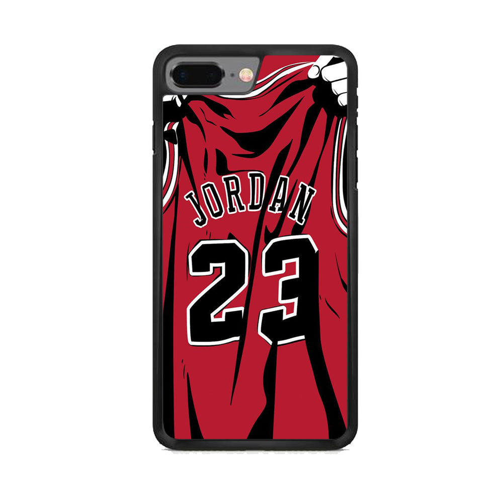 Jordan Red Basket Jersey iPhone 7 Plus Case-Xtracase