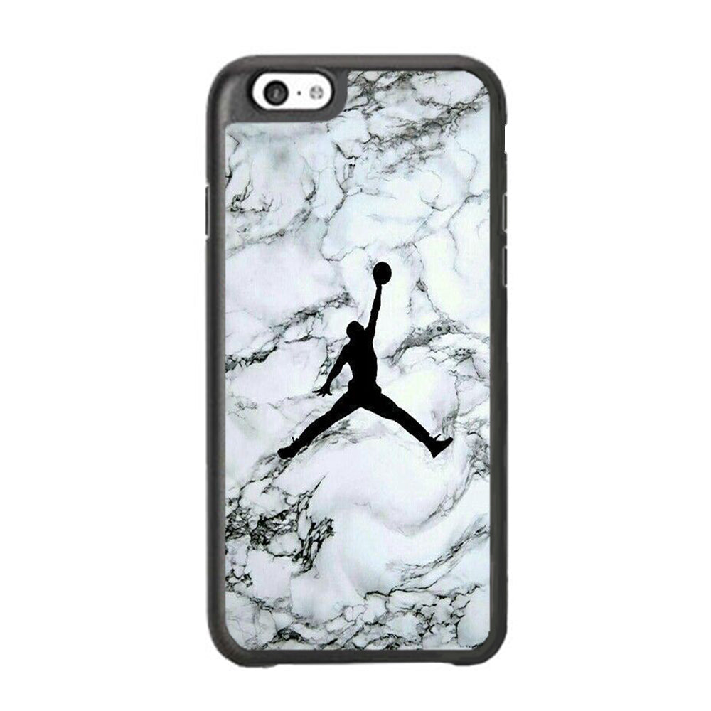 Jordan White Marble Logo iPhone 6 | 6s Case-Xtracase