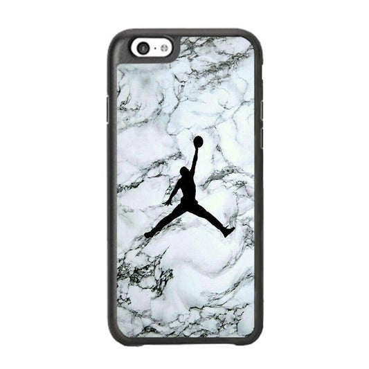 Jordan White Marble Logo iPhone 6 | 6s Case-Xtracase