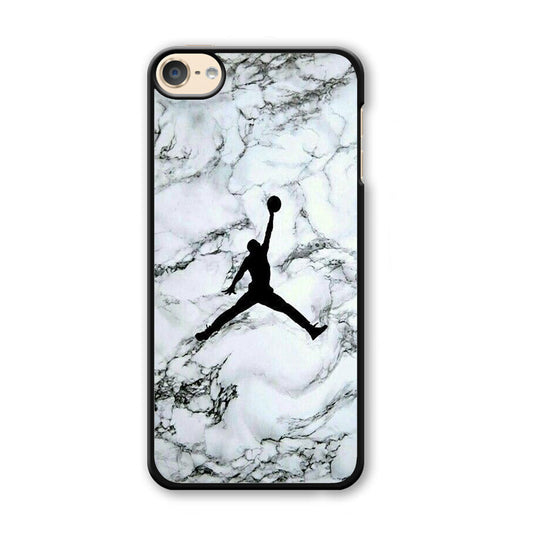 Jordan White Marble Logo iPod Touch 6 Case-Xtracase