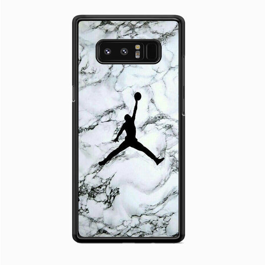 Jordan White Marble Logo Samsung Galaxy Note 8 Case-Xtracase