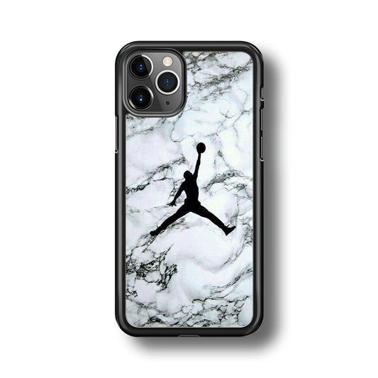 Jordan White Marble Logo iPhone 11 Pro Case-Xtracase