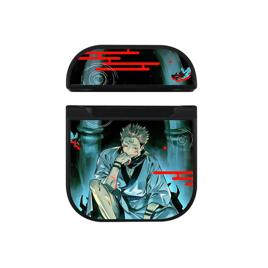 Jujutsu Kaisen Dimension of Sukuna Hard Plastic Case Cover For Apple Airpods-Xtracase