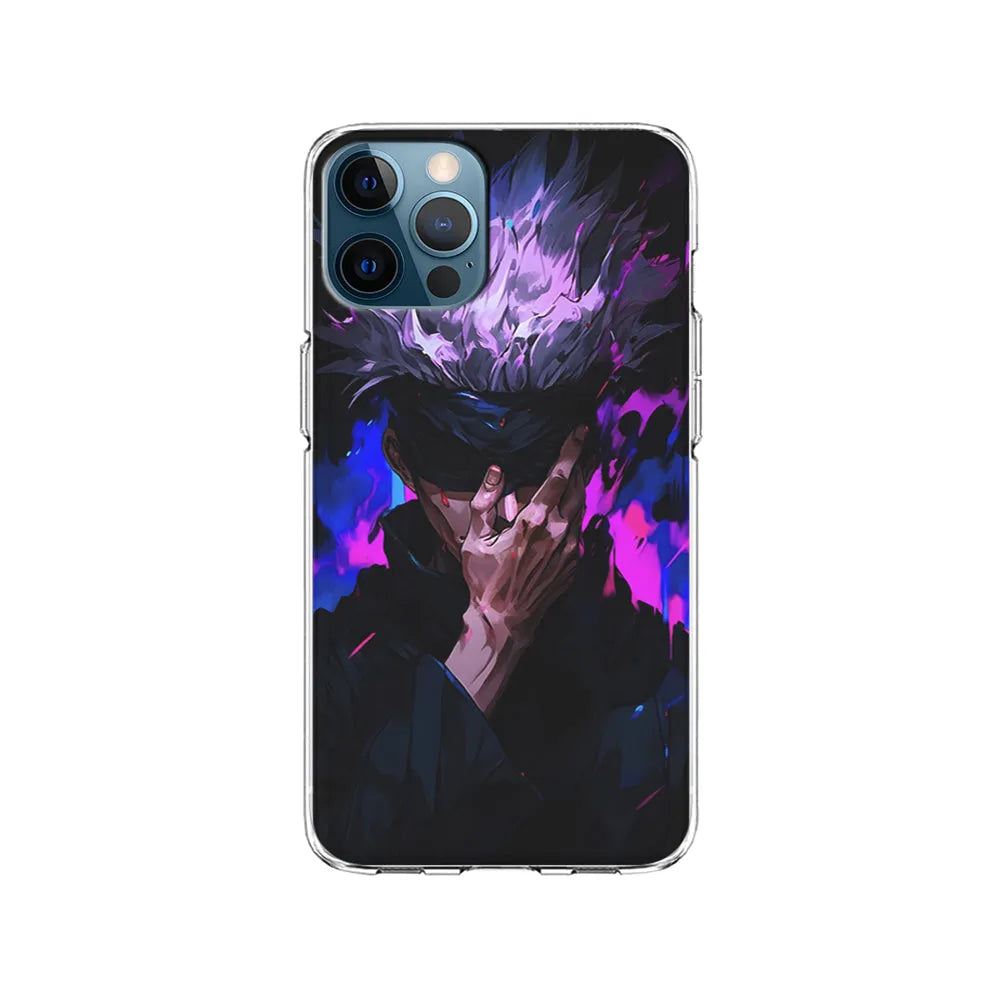 Jujutsu Kaisen Satoru Gojo Art iPhone 13 Pro Case-Clear Soft Case-Xtracase