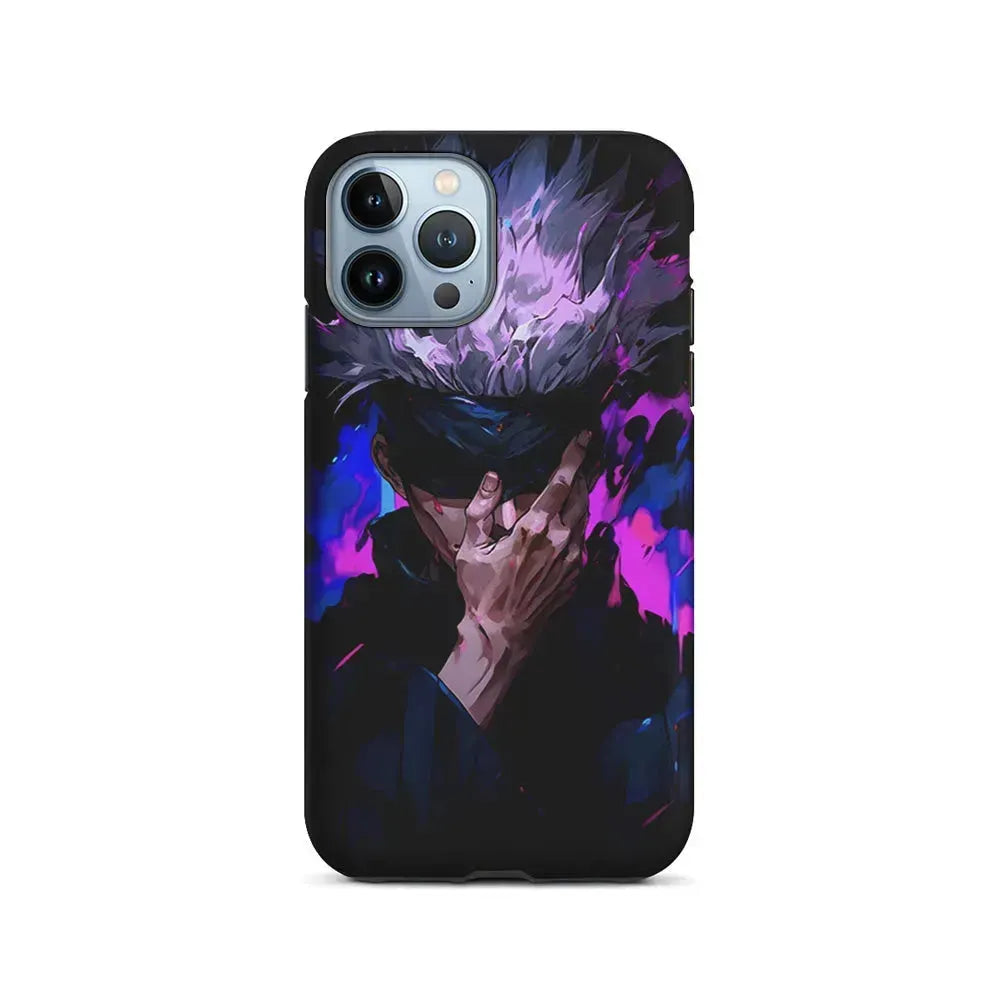 Jujutsu Kaisen Satoru Gojo Art iPhone 15 Pro Max Case-2 in 1 Tough Case-Xtracase