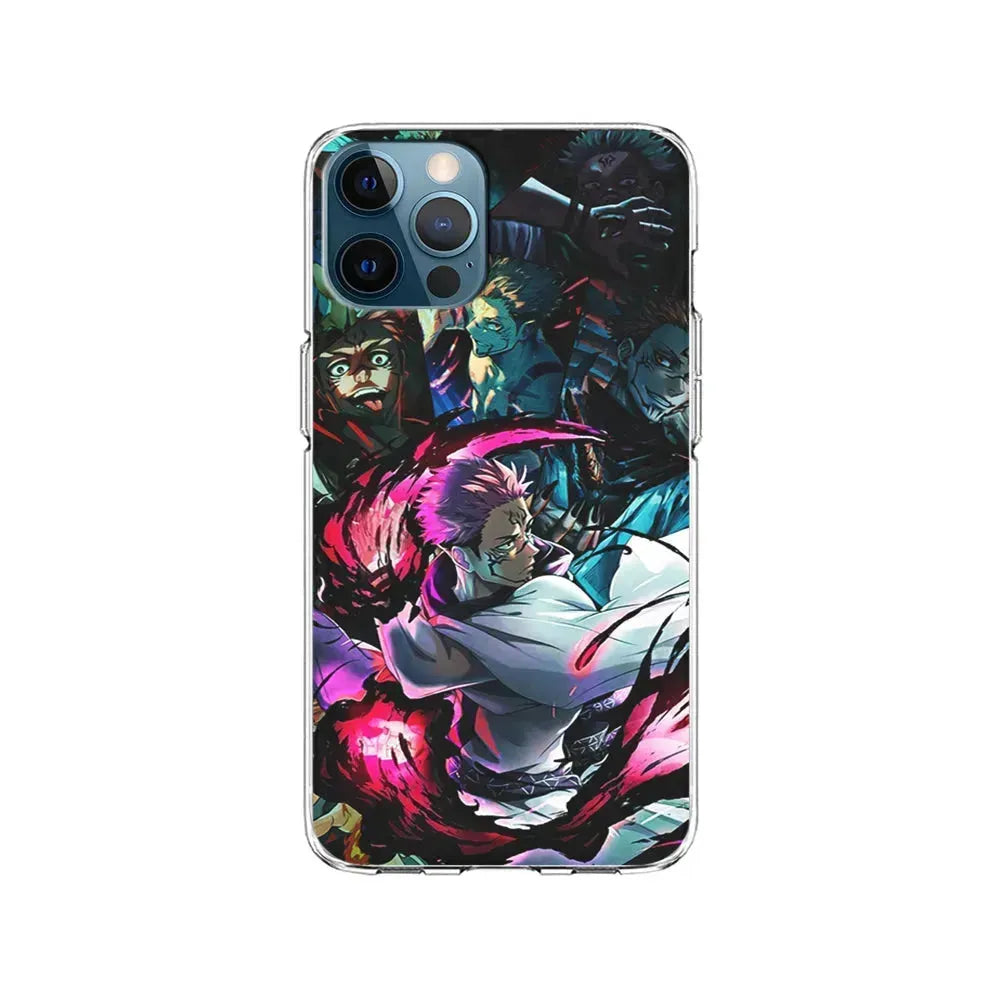 Jujutsu Kaisen Sukuna Aesthetic iPhone 15 Pro Max Case-Clear Soft Case-Xtracase