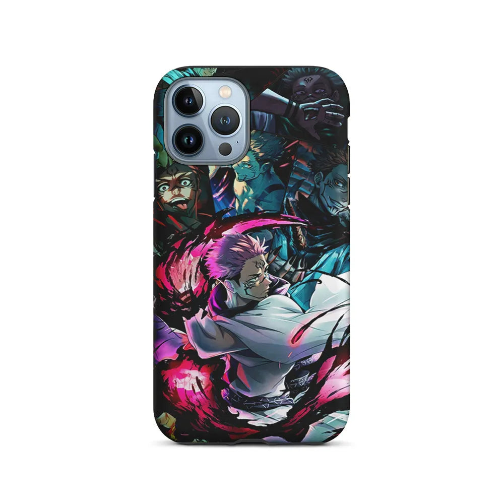Jujutsu Kaisen Sukuna Aesthetic iPhone 13 Pro Case-2 in 1 Tough Case-Xtracase