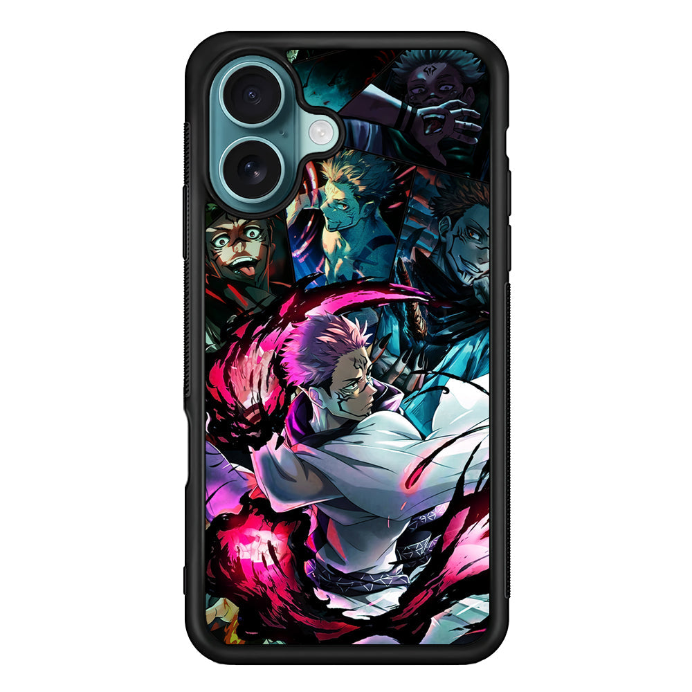 Jujutsu Kaisen Sukuna Aesthetic iPhone 16 Plus Case - Xtracase