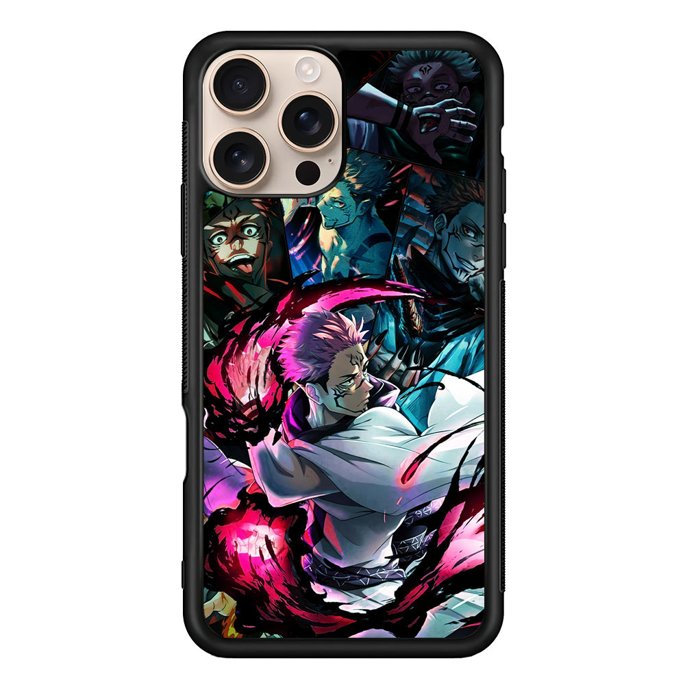 Jujutsu Kaisen Sukuna Aesthetic iPhone 16 Pro Case - iPhone 16 Pro