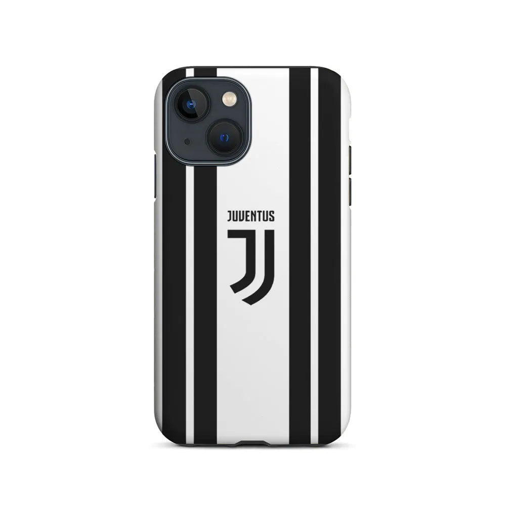 Juventus Black Stripe iPhone 15 Case-2 in 1 Tough Case-Xtracase