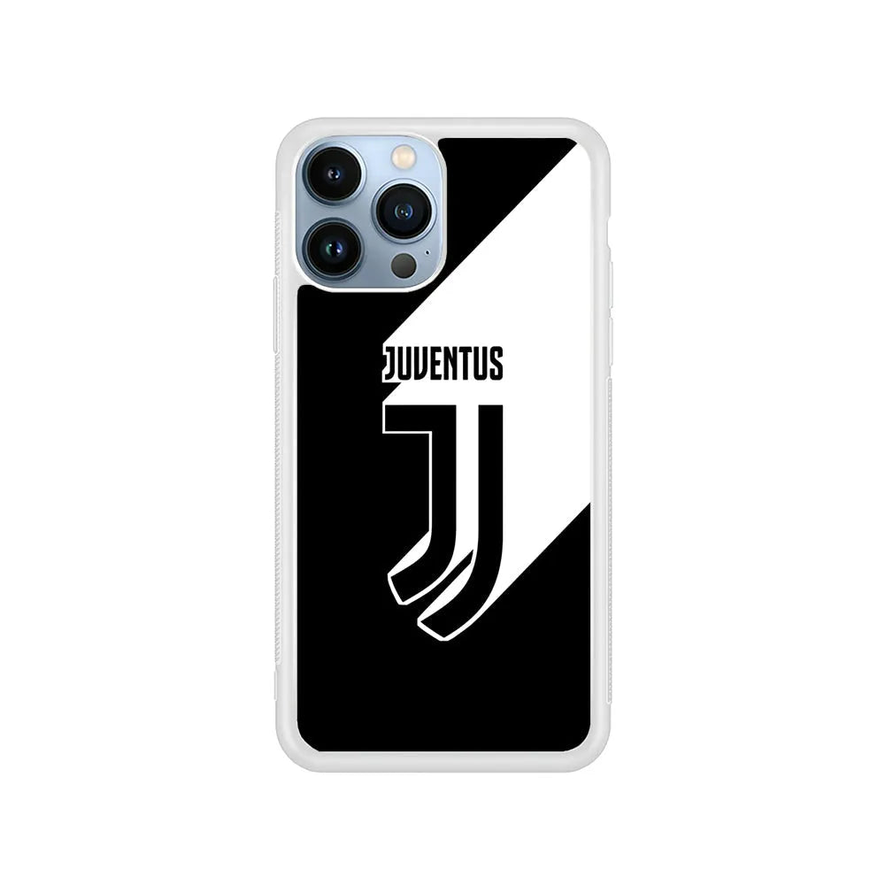 Juventus Pride of Logo iPhone 13 Pro Case-Rubber / White (2D Case)-Xtracase