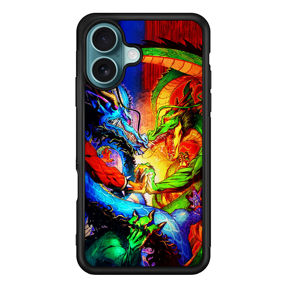 Kaido VS Shenron Crossover iPhone 16 Plus Case - Xtracase