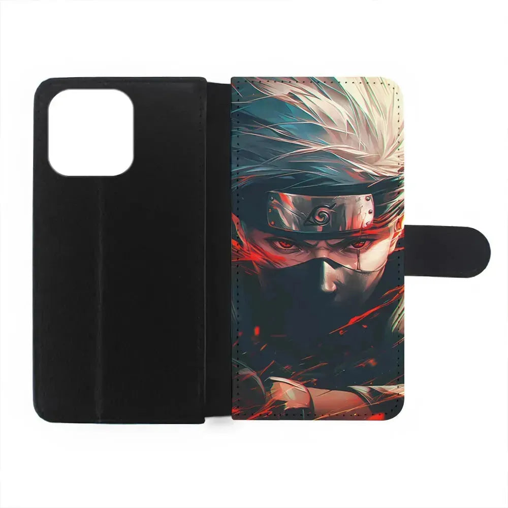 Kakashi Hatake Fighting Mode iPhone 15 Pro Max Case-Flip Wallet Case-Xtracase
