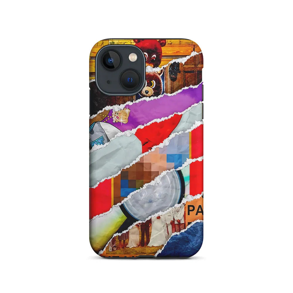 Kanye West Album Collage iPhone 15 Case-2 in 1 Tough Case-Xtracase