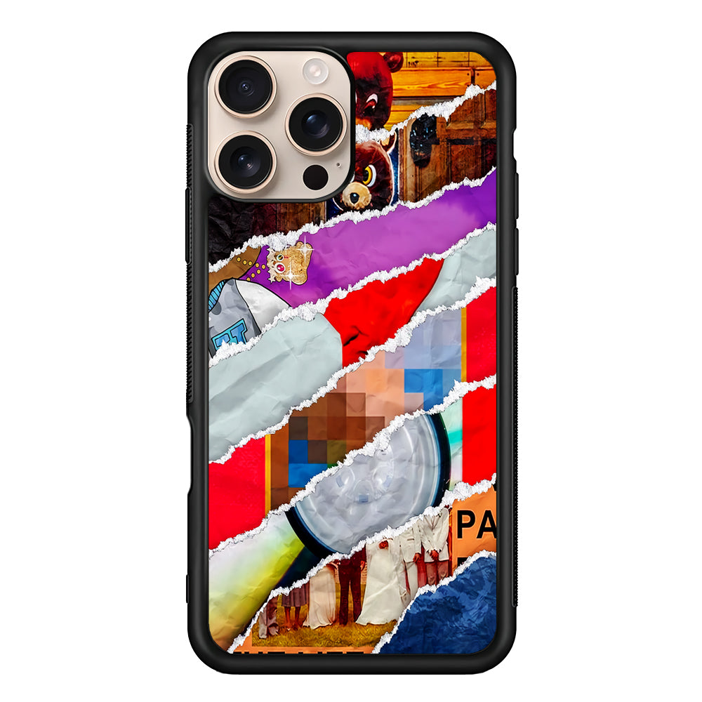 Kanye West Album Collage iPhone 16 Pro Case - iPhone 16 Pro