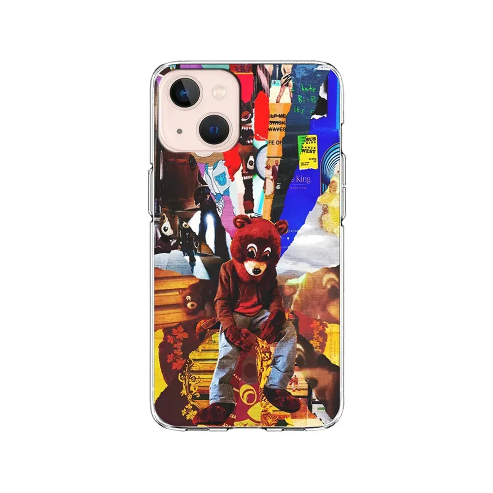 Kanye West Album Cover iPhone 13 Mini Case-Clear Soft Case-Xtracase