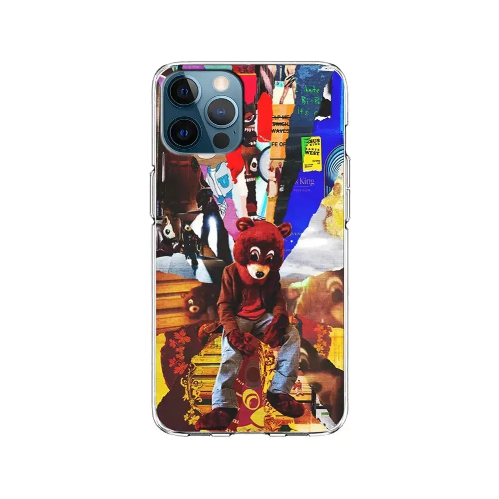 Kanye West Album Cover iPhone 15 Pro Max Case-Clear Soft Case-Xtracase