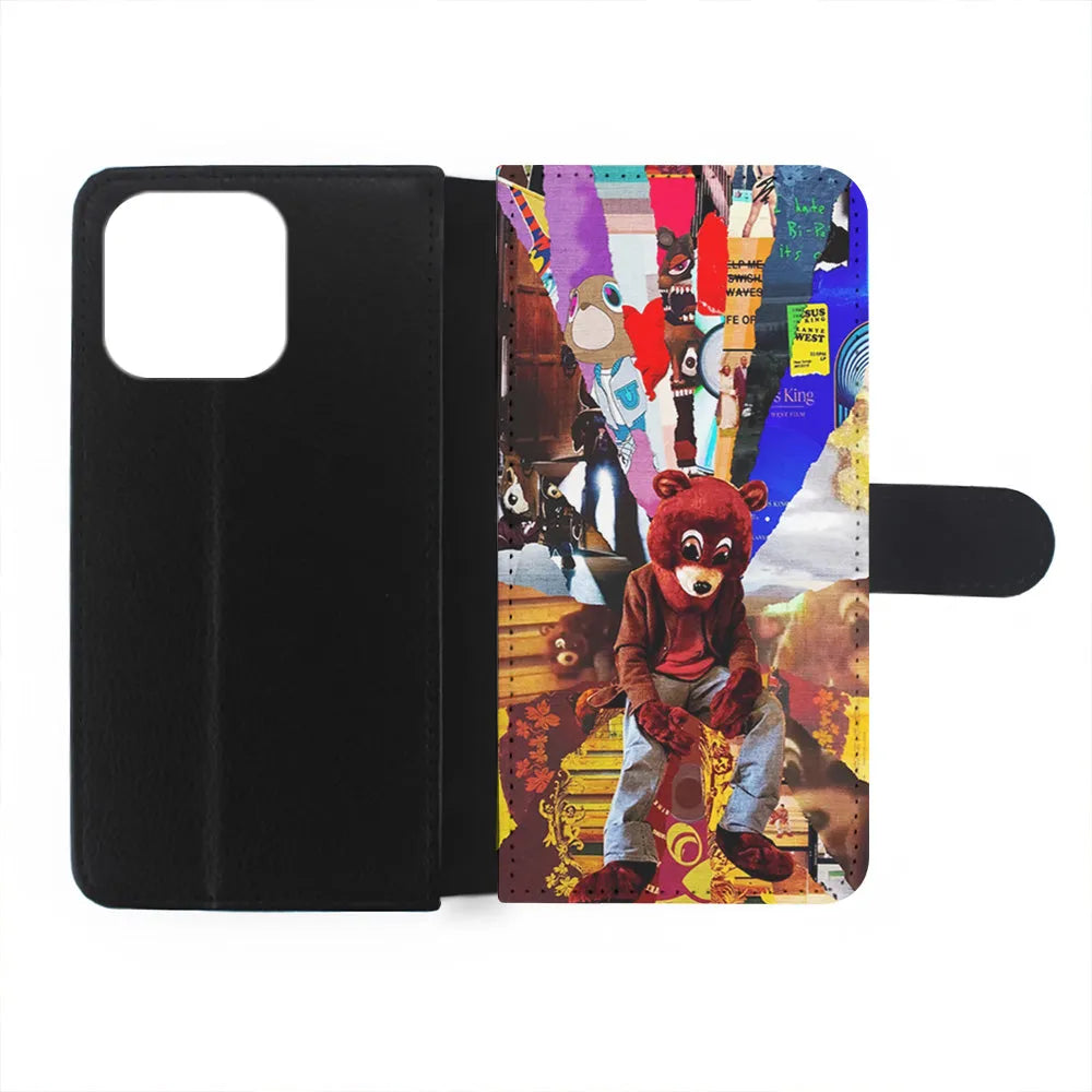Kanye West Album Cover iPhone 15 Case-Flip Wallet Case-Xtracase