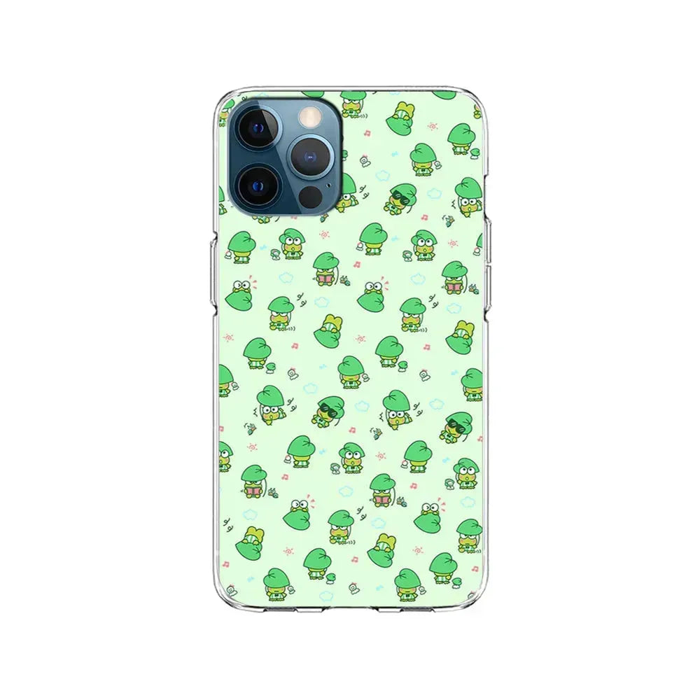 Keroppi Cute Wallpaper iPhone 15 Pro Max Case-Clear Soft Case-Xtracase