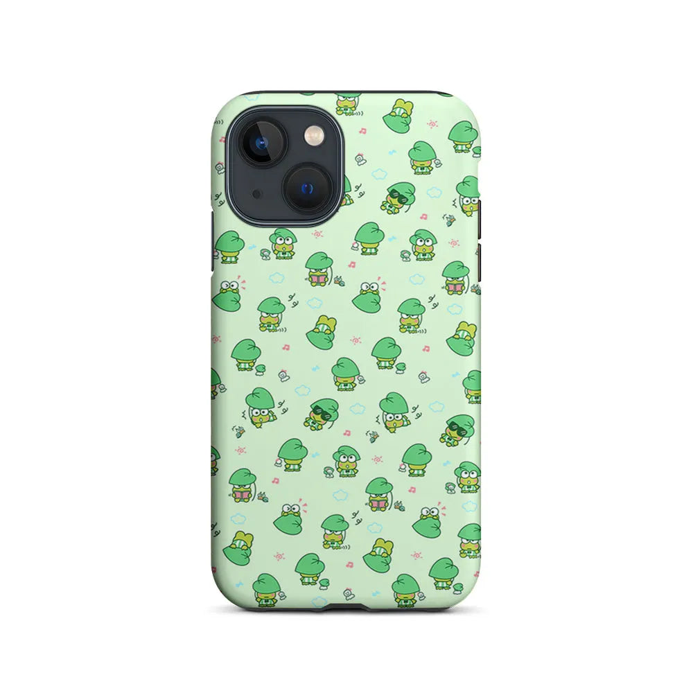 Keroppi Cute Wallpaper iPhone 15 Case-2 in 1 Tough Case-Xtracase