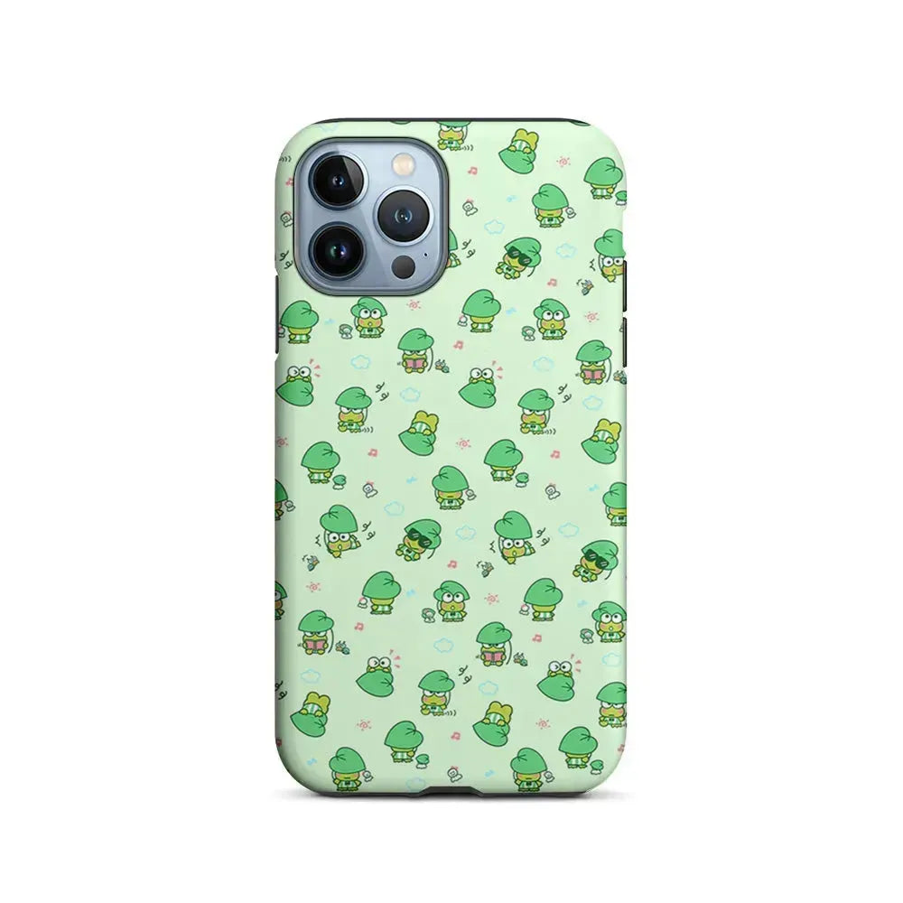 Keroppi Cute Wallpaper iPhone 15 Pro Max Case-2 in 1 Tough Case-Xtracase