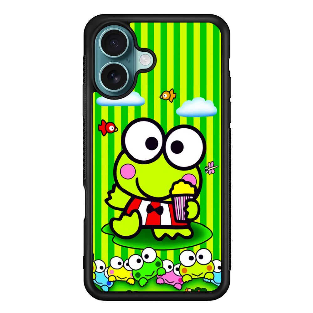 Keroppi Stripe Green iPhone 16 Case - Xtracase