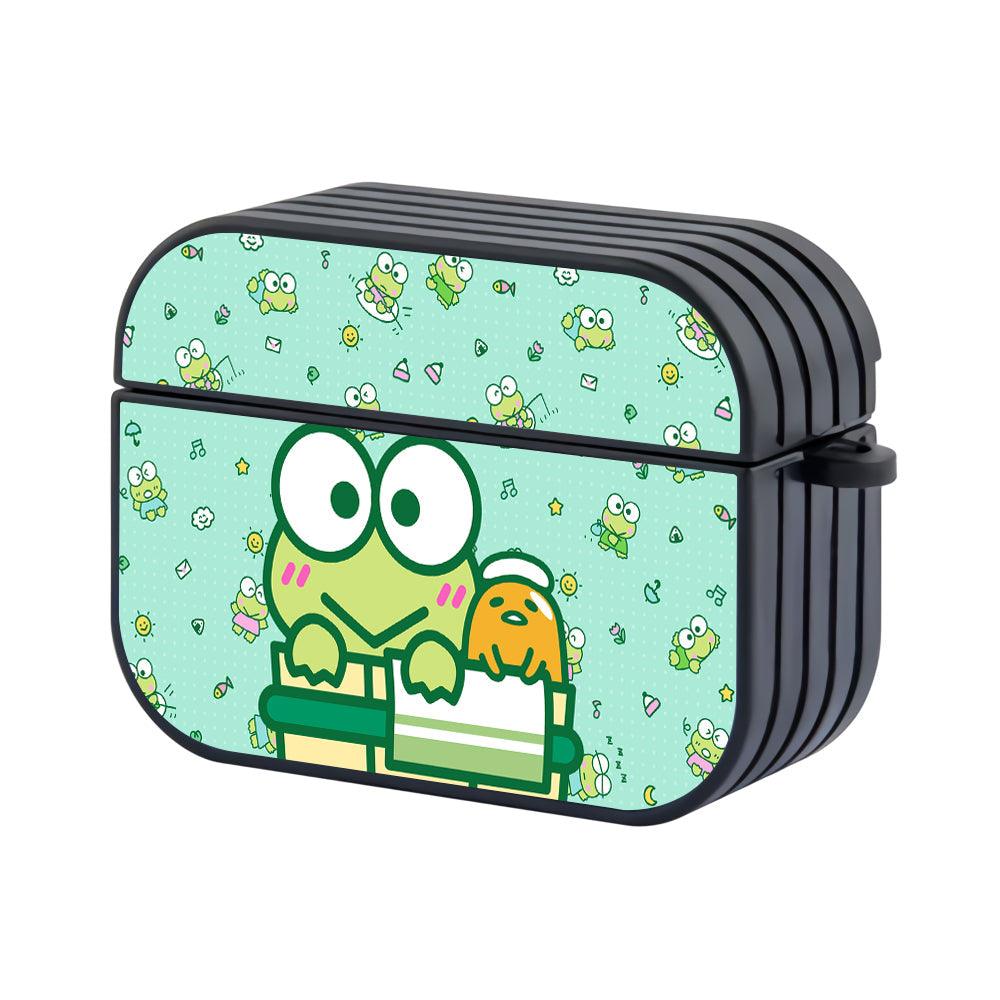Keroppi Take a Bucket Bath Together Hard Plastic Case Cover For Apple Airpods Pro 3-Xtracase