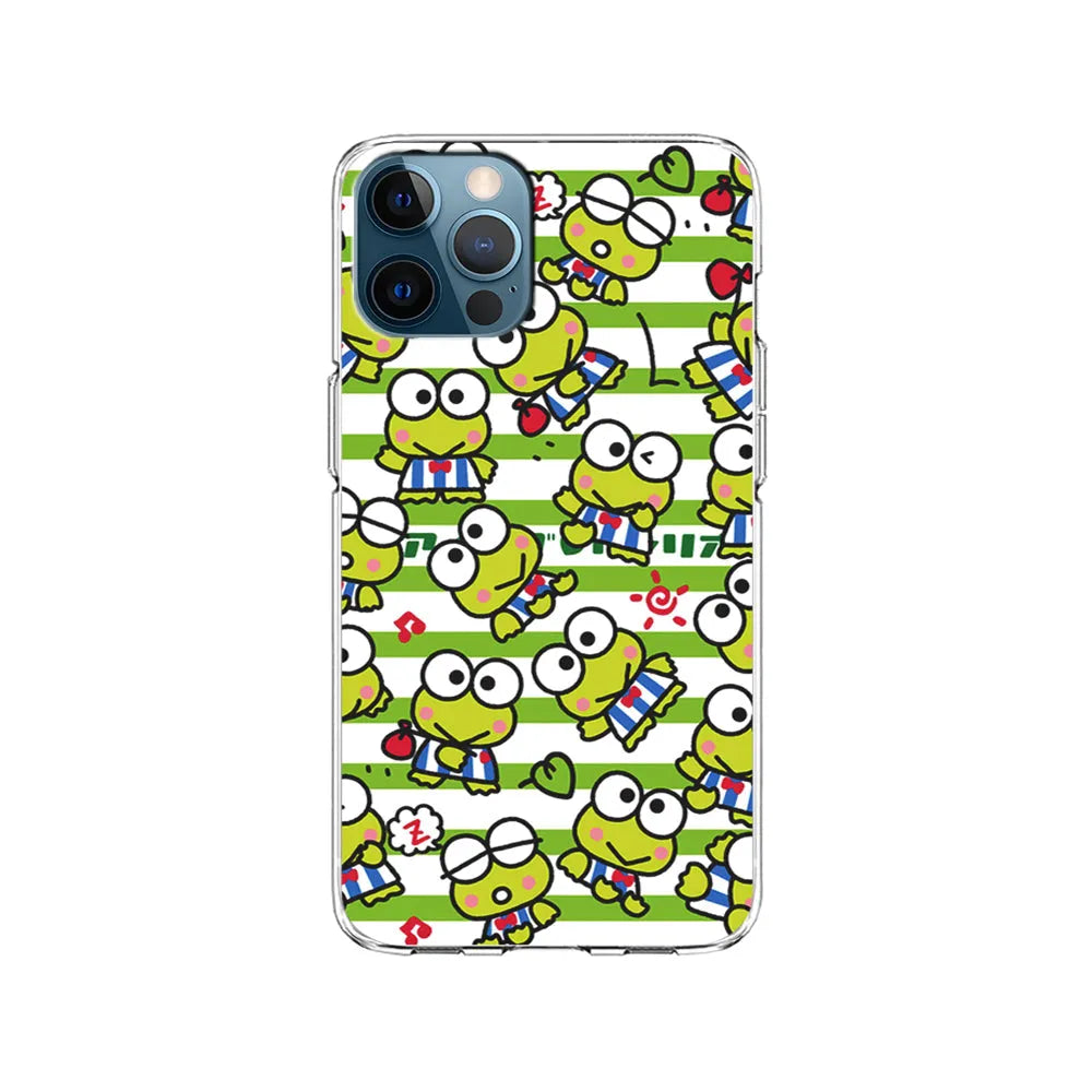 Keroppi Want to Vacation iPhone 13 Pro Case-Clear Soft Case-Xtracase