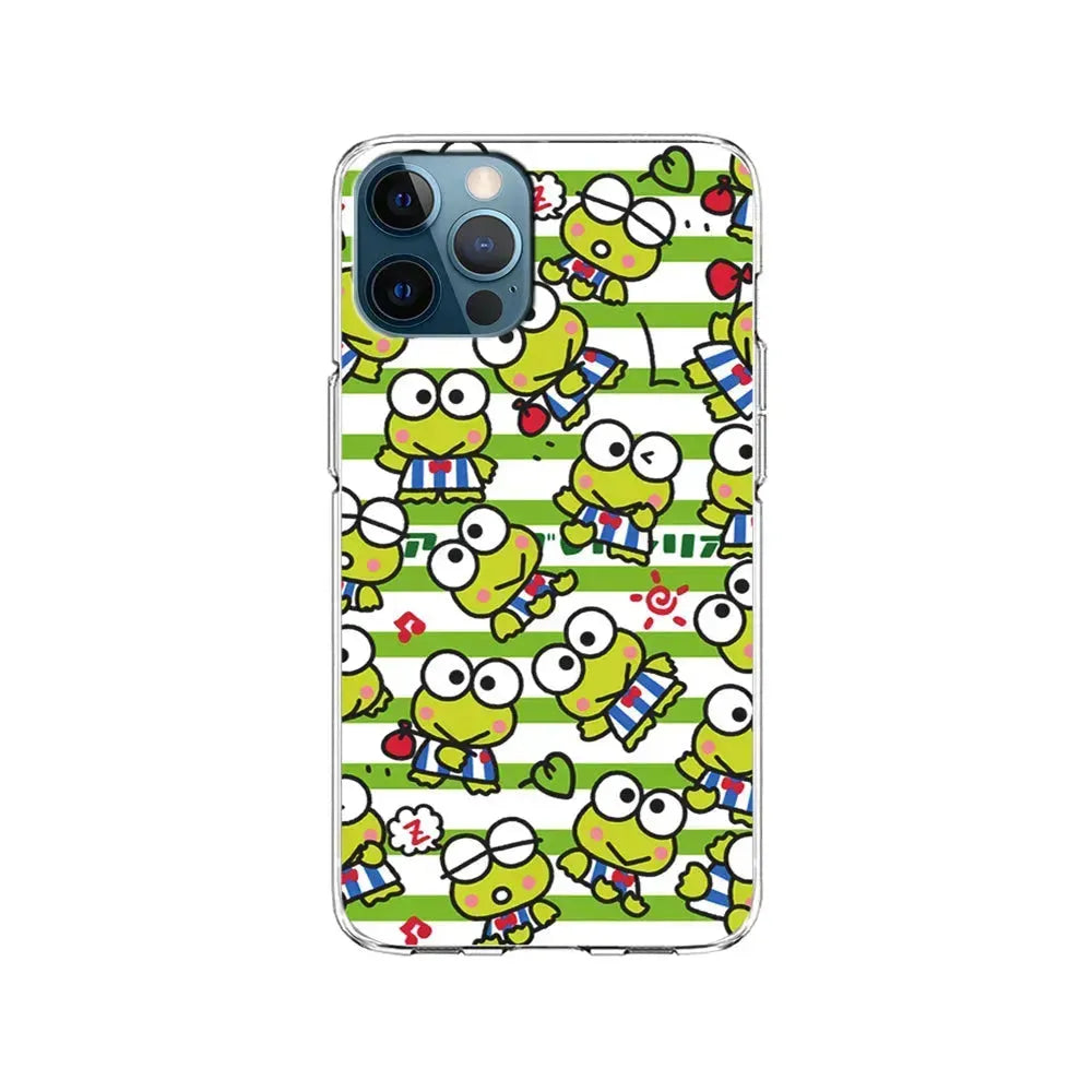Keroppi Want to Vacation iPhone 15 Pro Max Case-Clear Soft Case-Xtracase