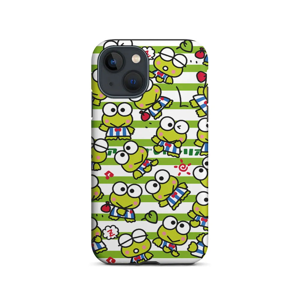 Keroppi Want to Vacation iPhone 15 Plus Case-2 in 1 Tough Case-Xtracase