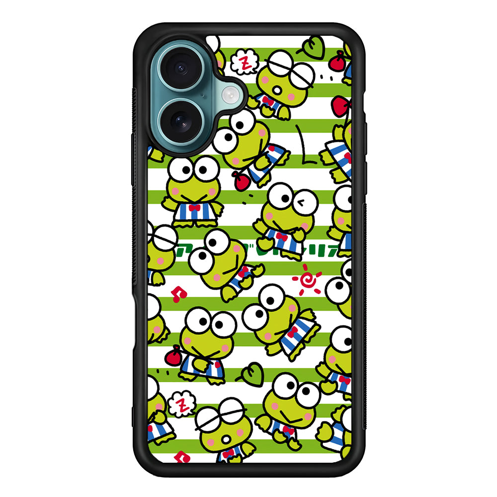 Keroppi Want to Vacation iPhone 16 Case - Xtracase