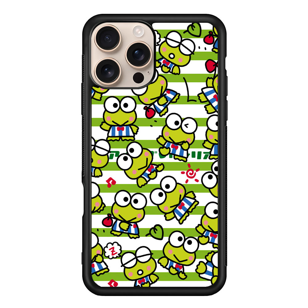 Keroppi Want to Vacation iPhone 16 Pro Max Case - iPhone 16 Pro Max