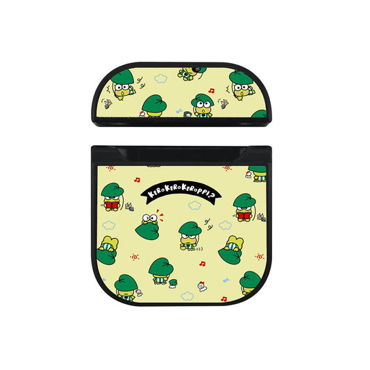 Keroppi Wide Leaf Hard Plastic Case Cover For Apple Airpods-Xtracase